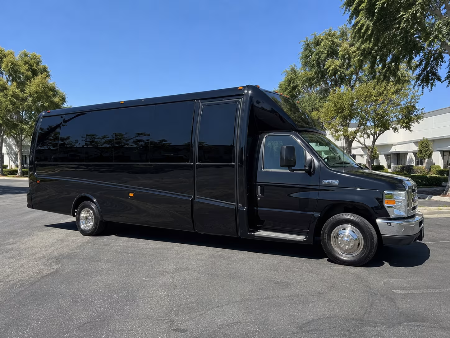 Passenger seating aboard a party bus rental serving Virginia Beach