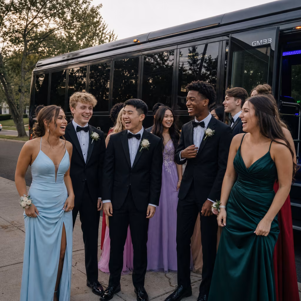 Virginia Beach Prom Party Bus Rental