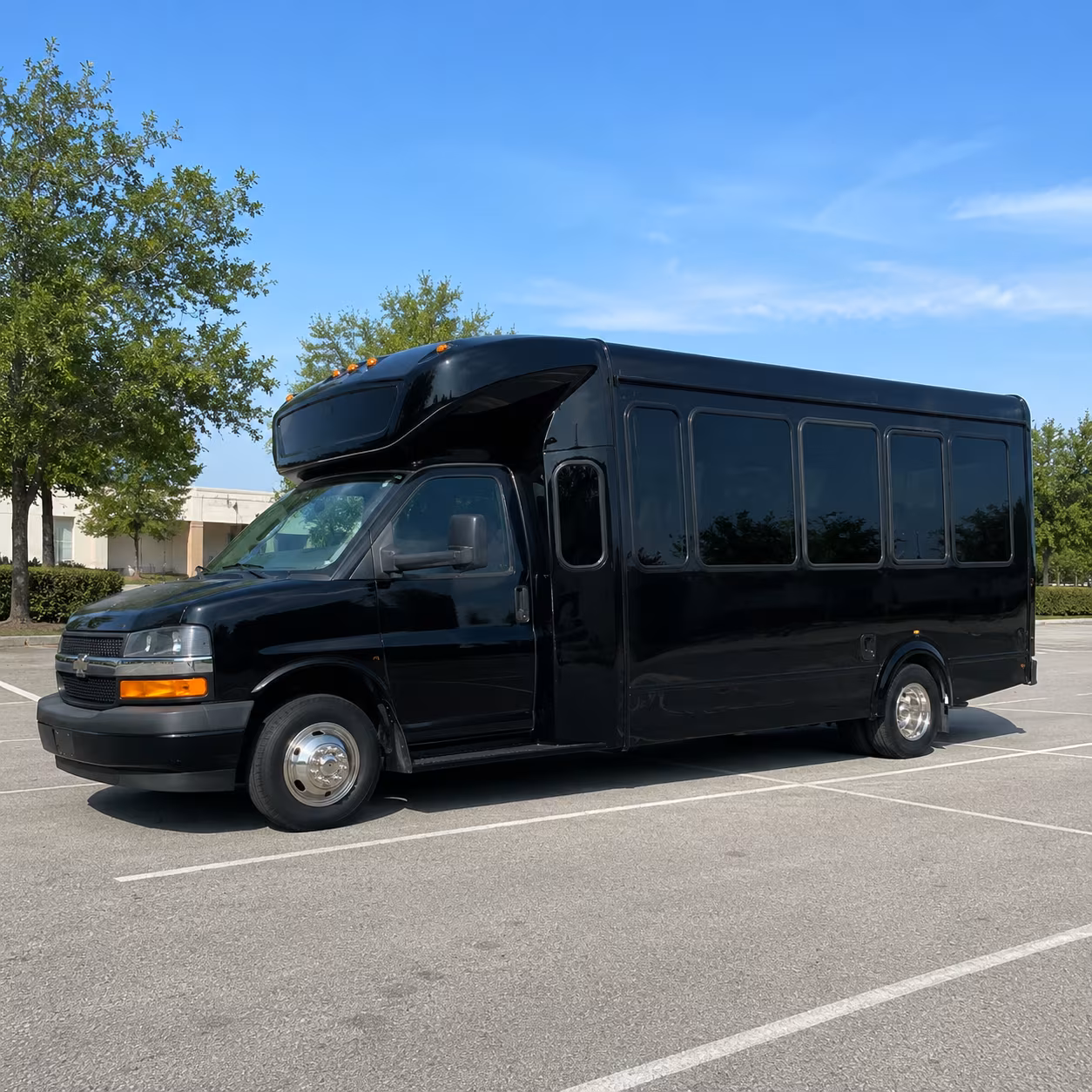 Virginia Beach Bachelor & Bachelorette Transportation party bus exterior