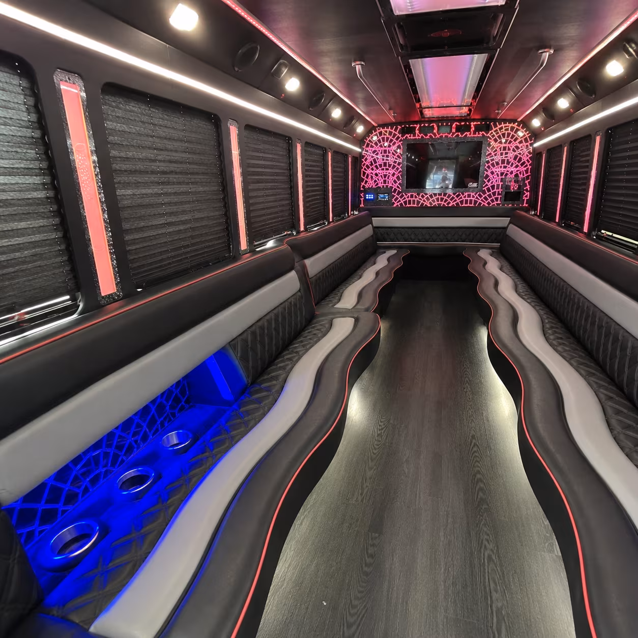 Virginia Beach Concert & Music Festival Transportation onboard seating