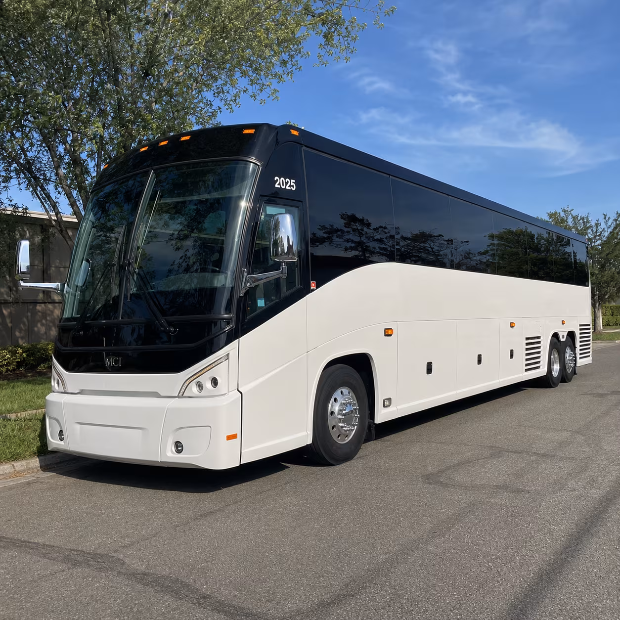 Virginia Beach Corporate Transportation party bus exterior