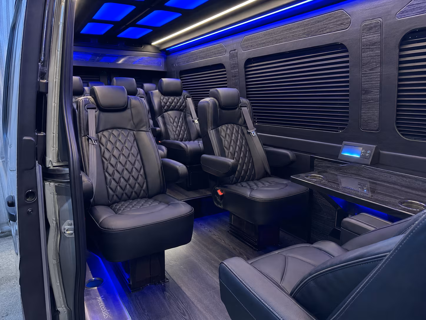 Virginia Beach Corporate Transportation party bus exterior