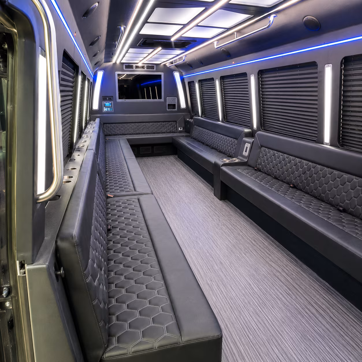 Virginia Beach Private Event Transportation party bus exterior