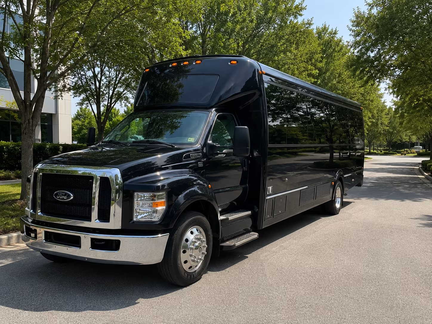 Virginia Beach Private Event Transportation party bus exterior