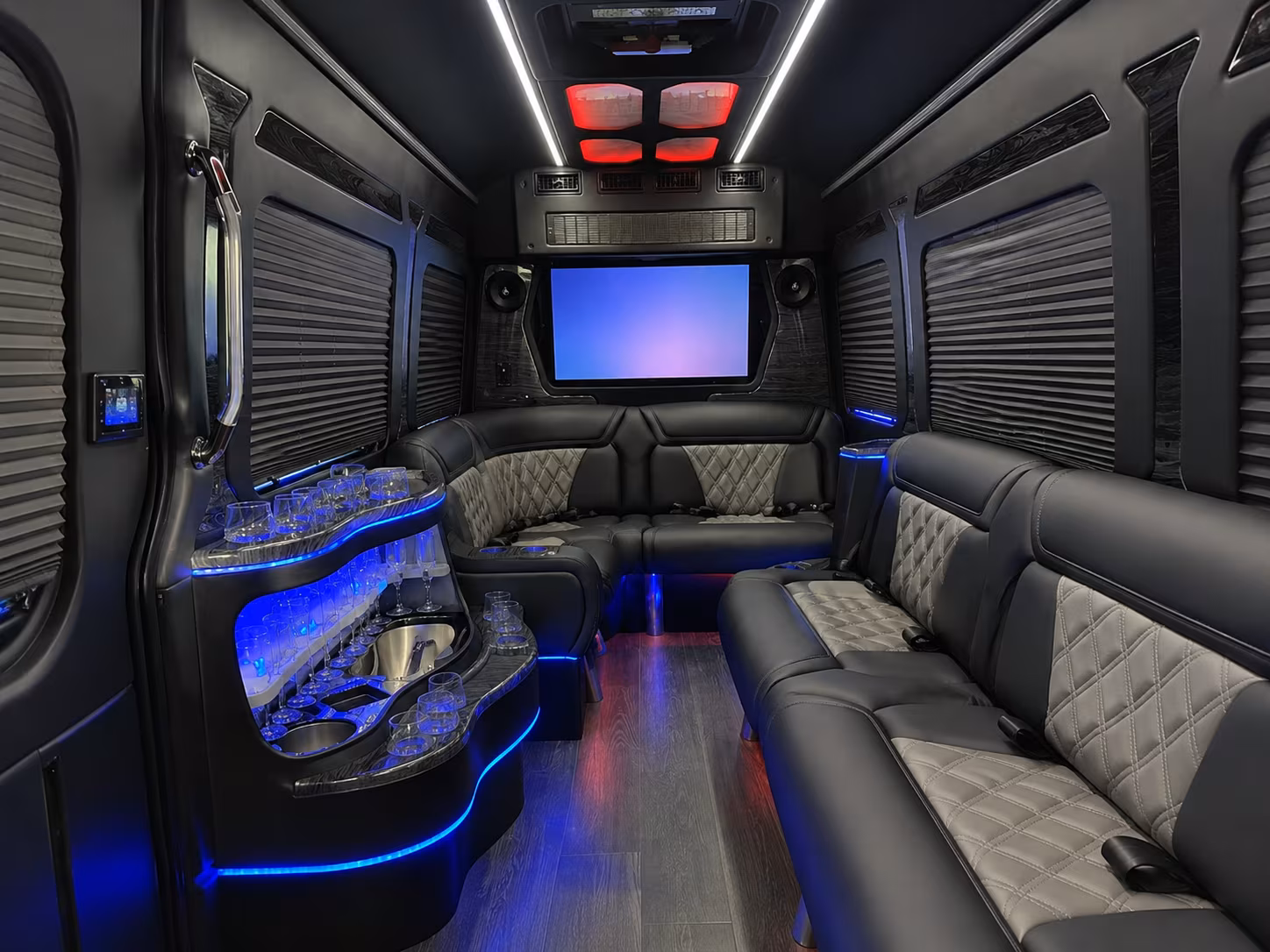 Virginia Beach Private Event Transportation onboard seating