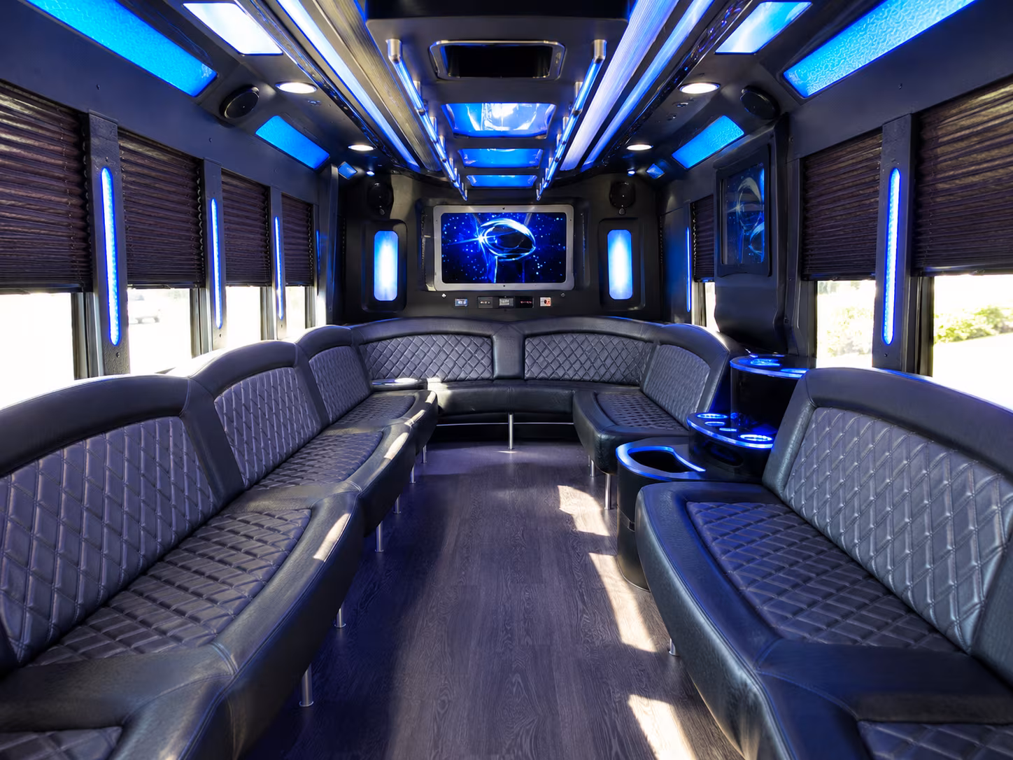 Virginia Beach Prom & Homecoming Transportation party bus exterior