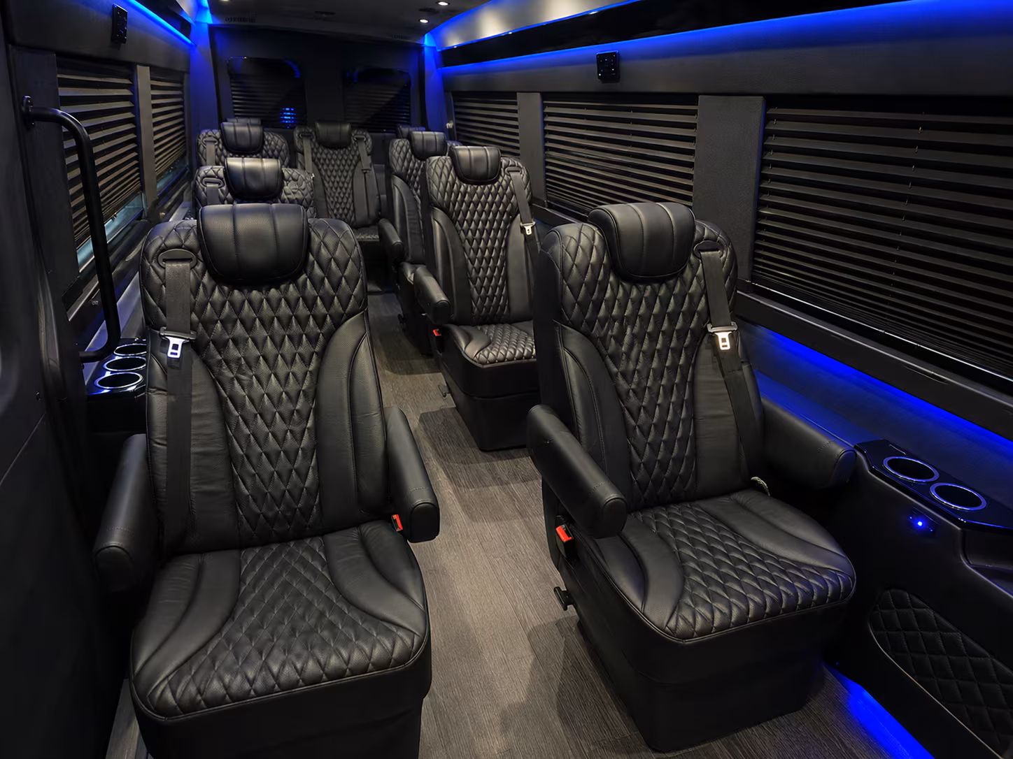 Virginia Beach School Event Transportation party bus exterior