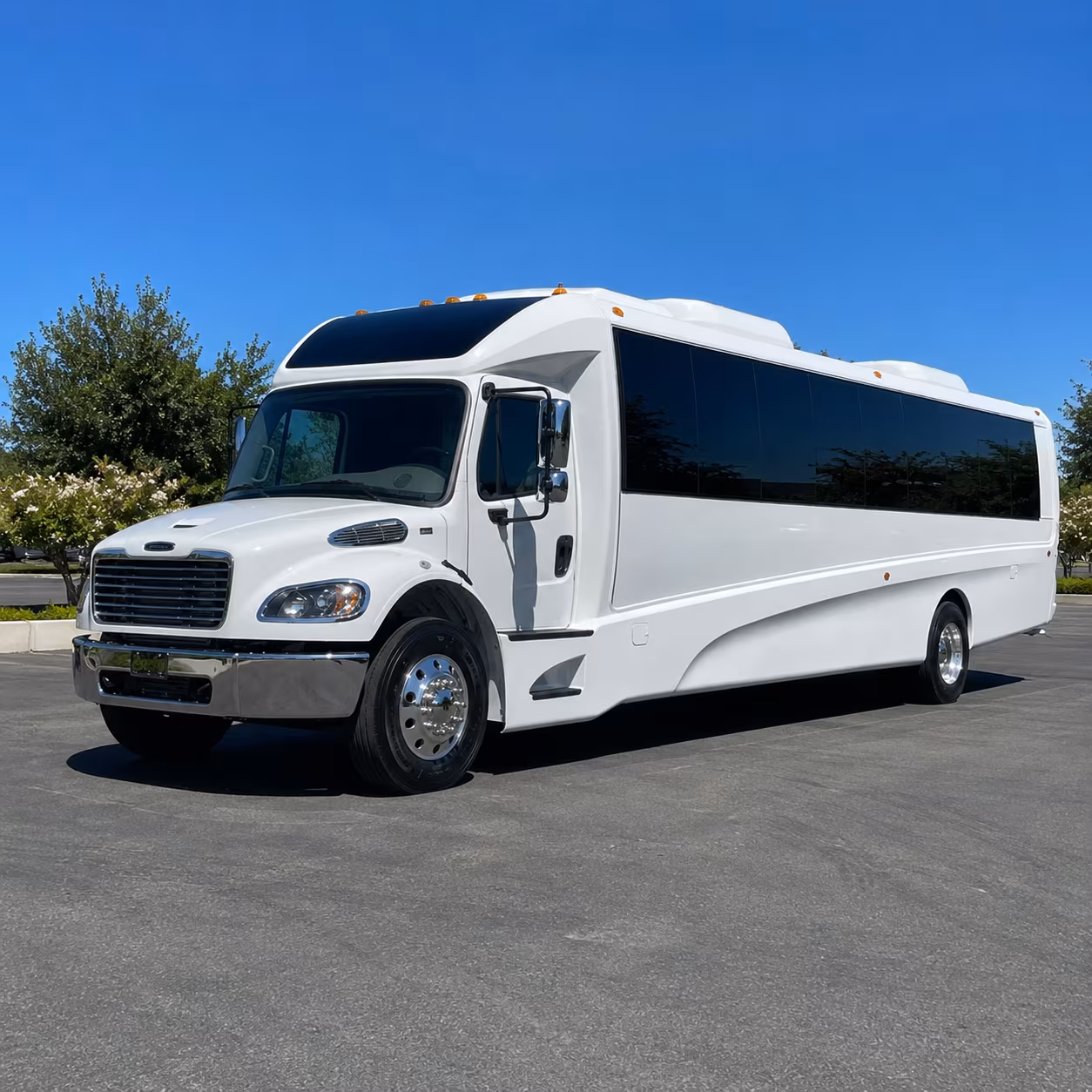 Virginia Beach School Event Transportation party bus interior