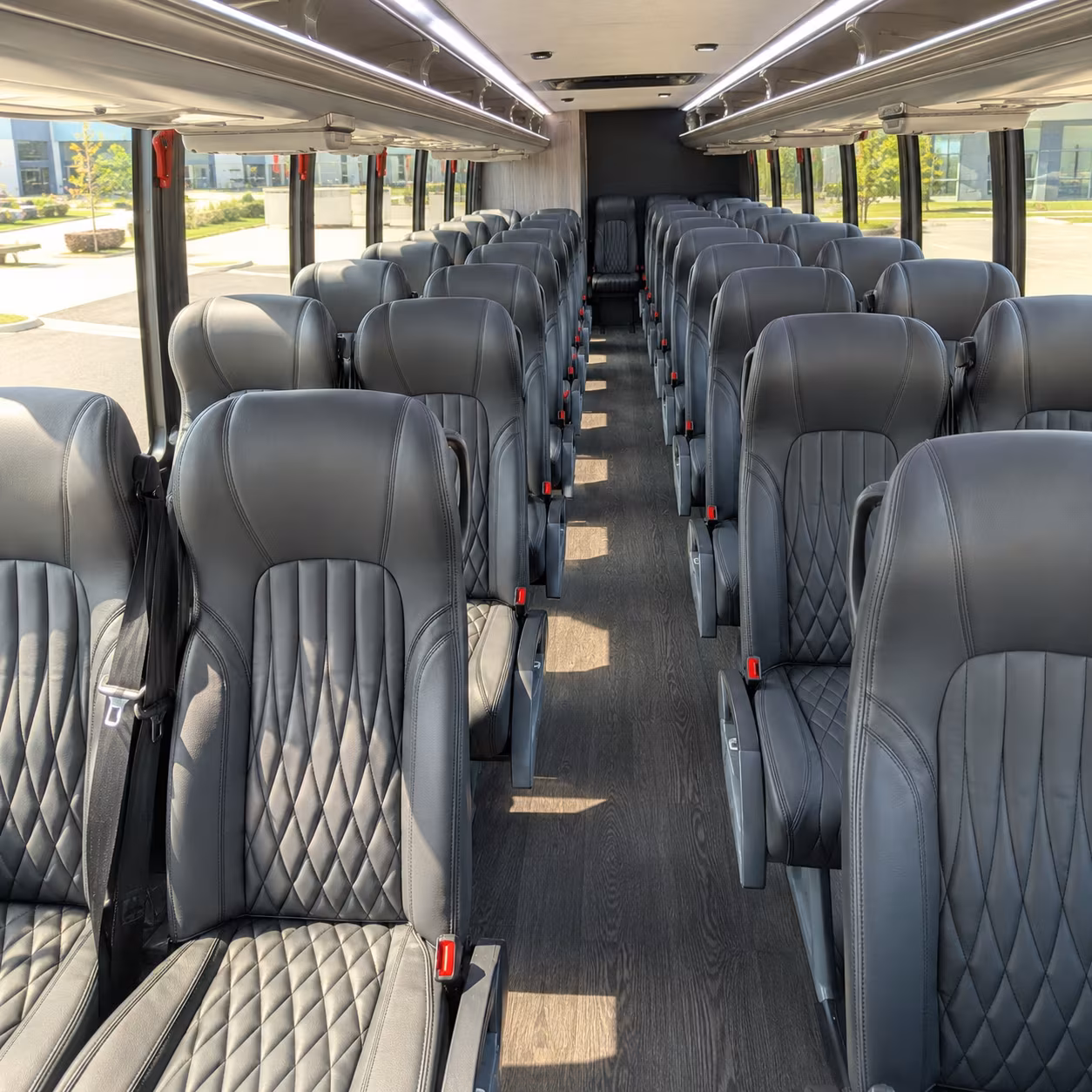 Virginia Beach School Event Transportation party bus exterior