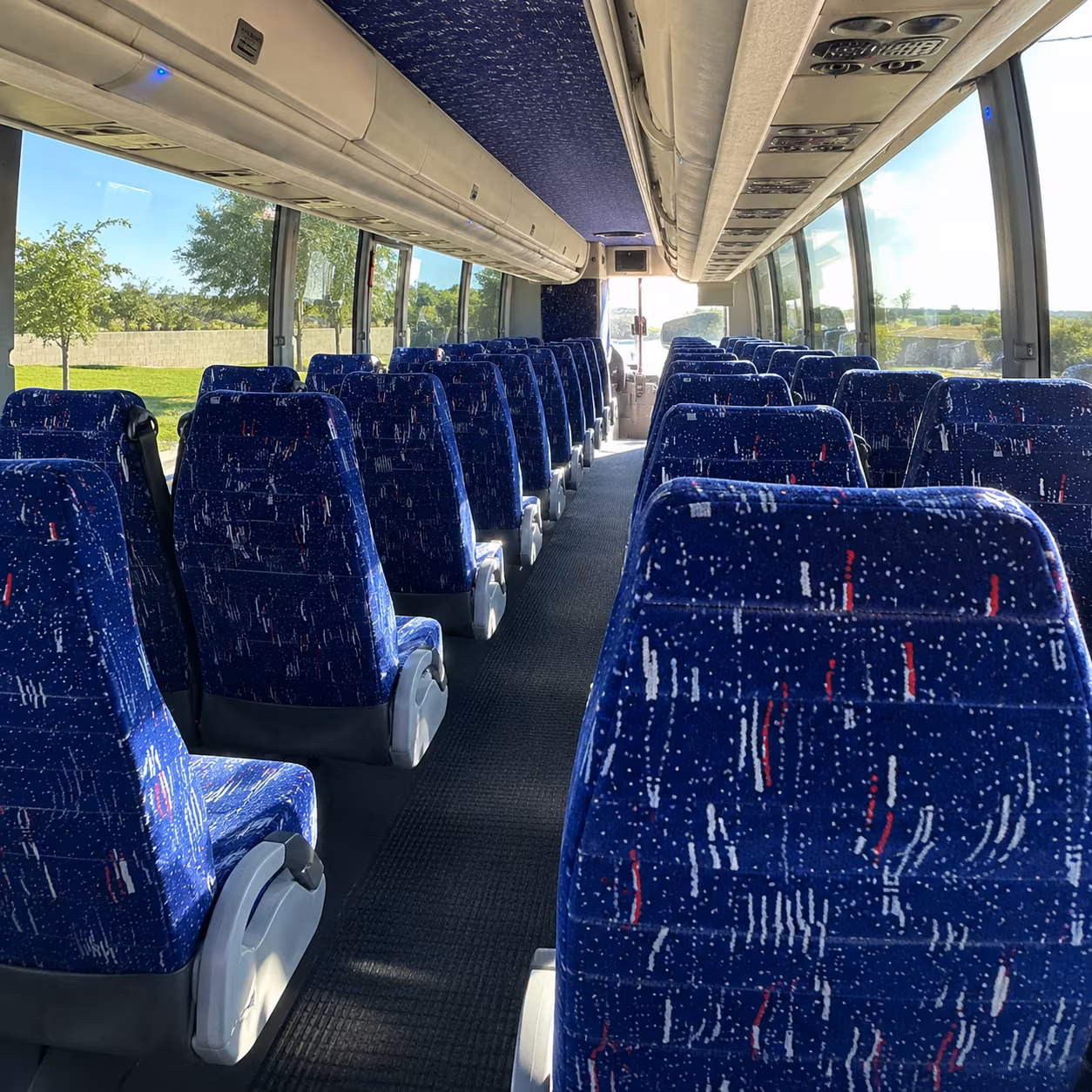 Virginia Beach Sporting Event Transportation party bus exterior