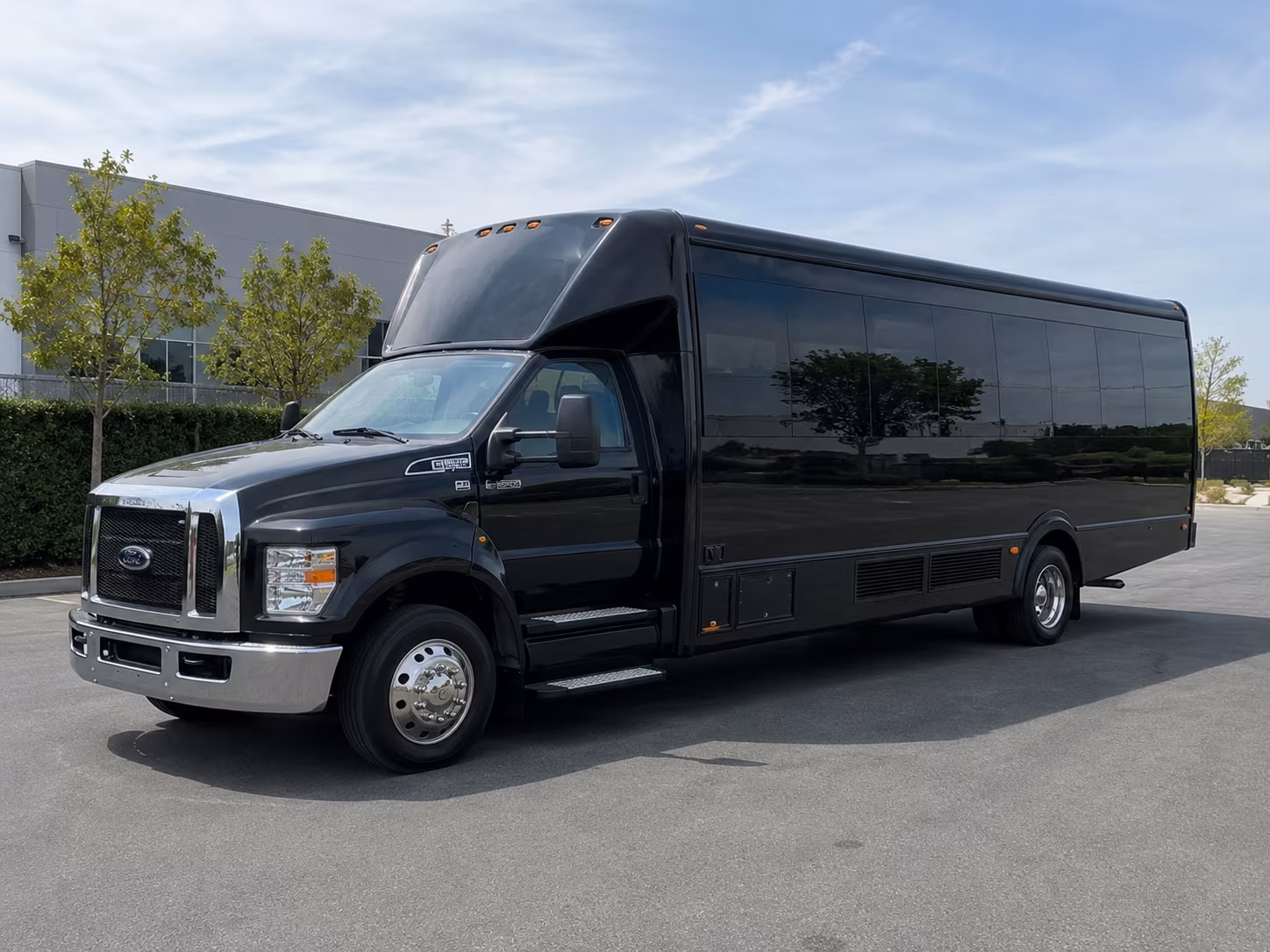 Virginia Beach Wedding Transportation party bus exterior