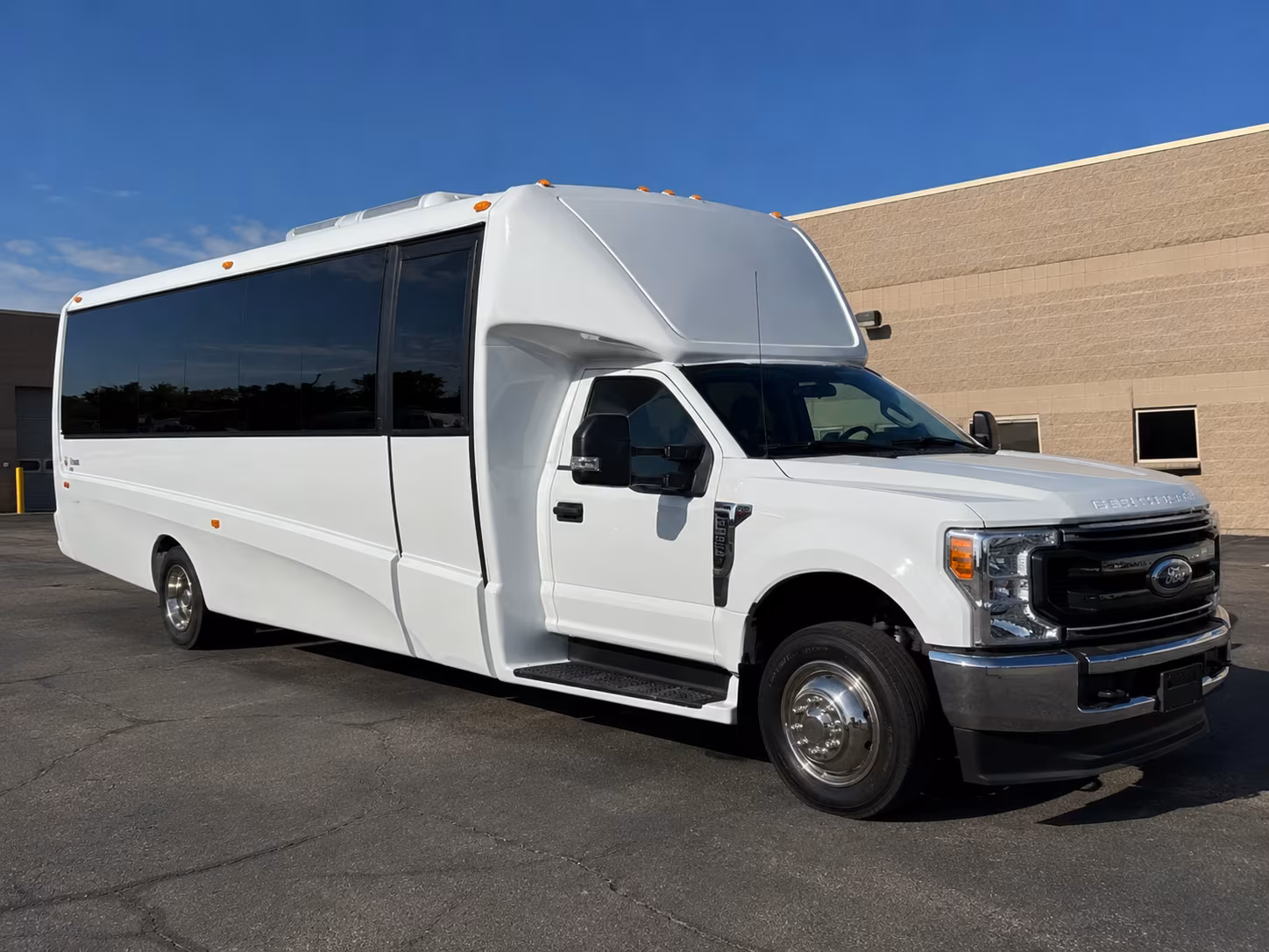 Virginia Beach Wedding Transportation party bus exterior