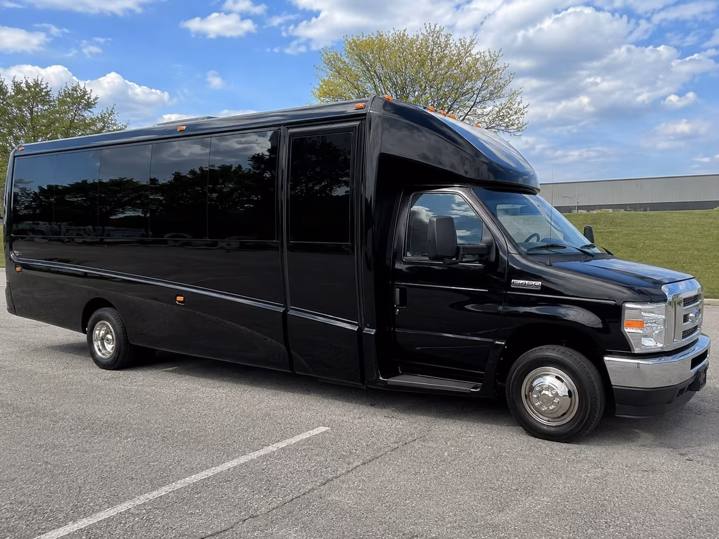 Virginia Beach Wedding Transportation party bus exterior